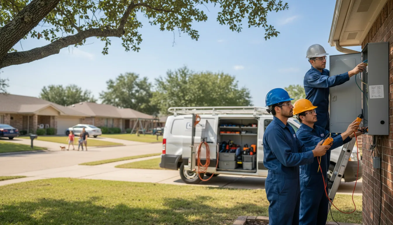 Certified electrician providing emergency electrical services in Gillett, PA